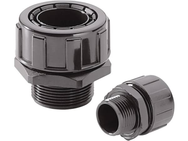 Lapp SILVYN 55502445, Suojaputken runko, Musta, Muovi, Metrinen, M25x1.5, IP65, IP67