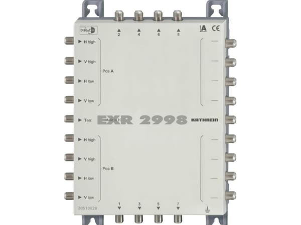 Kathrein EXR 2998, BNC, Metall, Metallisk, 900 g, 172 x 228 x 44 mm