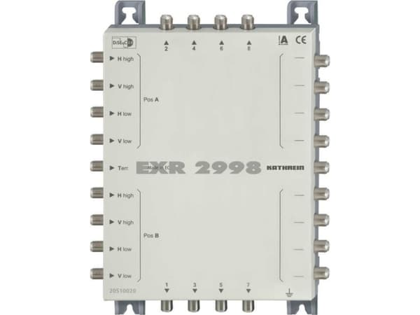 Kathrein EXR 2998, BNC, Metall, Metallisk, 900 g, 172 x 228 x 44 mm