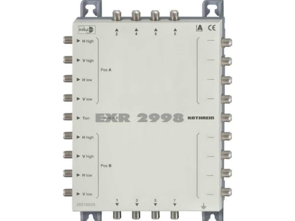 Kathrein EXR 2998, BNC, Metall, Metallisk, 900 g, 172 x 228 x 44 mm