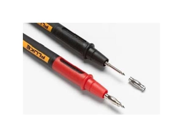 Fluke TP175E Säkerhetstestledningssats med kontakt 4 mm CAT III 1000 V, CAT IV 600 V Svart, röd 1 st