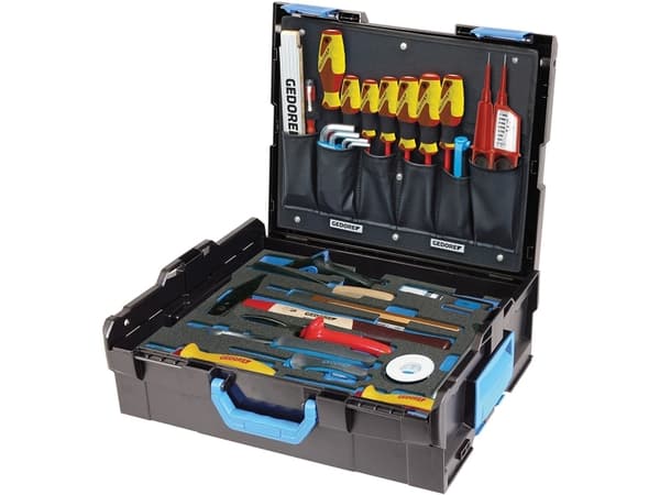 Gedore 1100-02 2658208 Craftsman-työkalulaatikko, varusteineen 36 osaa (L x S x K) 442 x 357 x 151 mm)