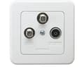 Miniatyrbild 1 av 5: Schwaiger DSE652 531, SAT + TV + radio, 70 mm, 22 mm, 66 mm, 1 styck, Skärm