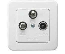 Schwaiger DSE652 531, SAT + TV + radio, 70 mm, 22 mm, 66 mm, 1 styck, Skärm