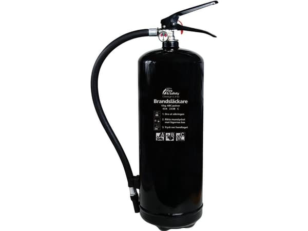 Brandsläckare Svart 6kg 43A