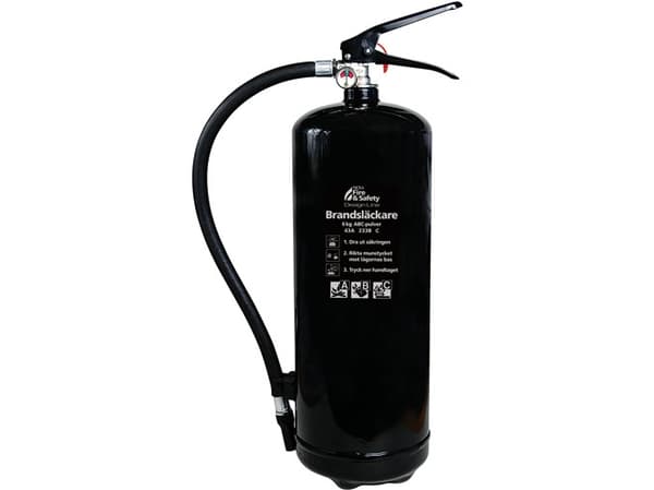 Brandsläckare Svart 6kg 43A