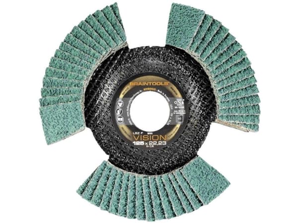 Rhodius 207077 Lamelslibeskive LSZ F VISION Diameter 125 mm Diameter indv. 22,23 mm N/A 1 stk