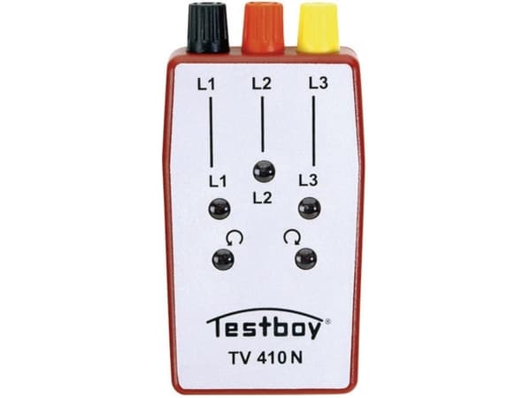 Testboy TV 410 N Drejefelt-måleapparat CAT II 400 V LED