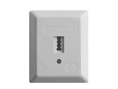 ZE Kommunikaatiotekniikka 1-567.12.1.01, Hvid, 80 mm, 65 mm, 27 mm Vit