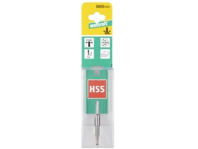 wolfcraft GmbH 3900000, Drill, Høyrehåndsrotasjon, 4 mm, Løvtre, Plast, Mykt tre, 1,3 cm, 1 stykker