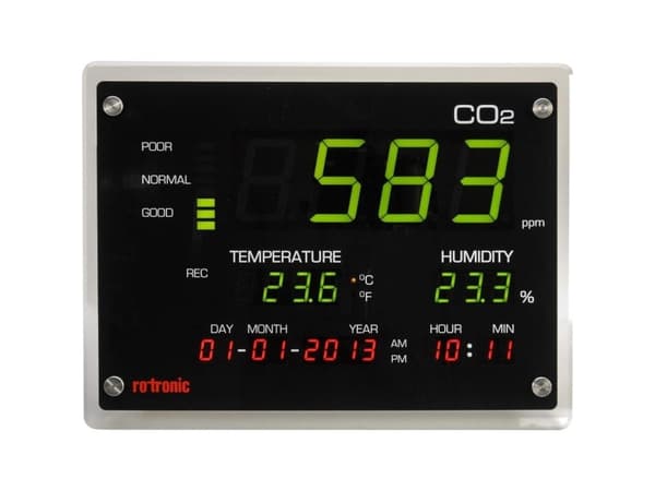 CO2-näyttö sisäilman laadun seurantaan (24.01.0100)