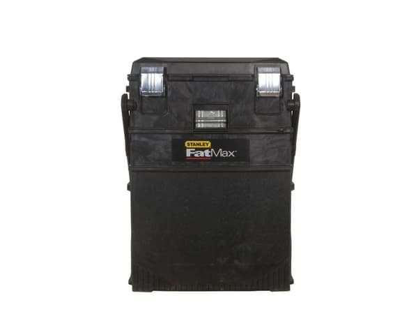 STANLEY® FATMAX® Verkstadsvagn 1 låda med organisatör. Mått 54,9x73,3x41,3cm. Kraftiga, vägprovsatta hjul