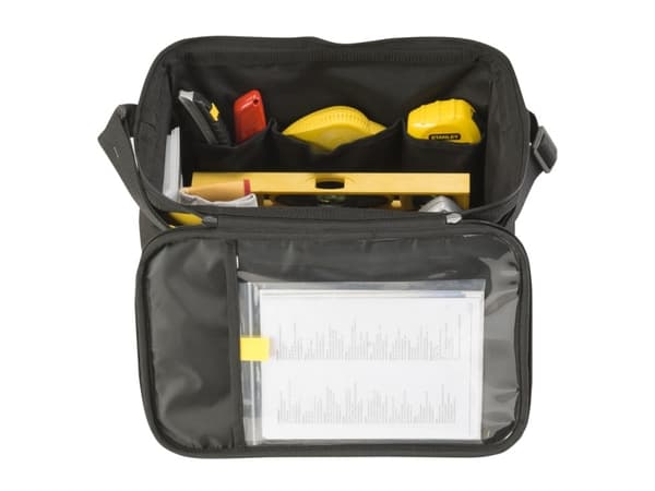 Stanley STST1-73615, Verktøy boks, Polyester, Sort, Gult, 370 mm, 230 mm, 250 mm