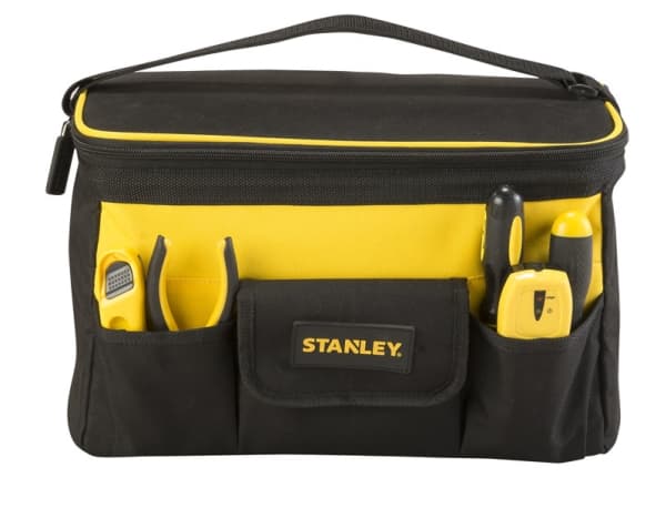 Stanley STST1-73615, Verktøy boks, Polyester, Sort, Gult, 370 mm, 230 mm, 250 mm