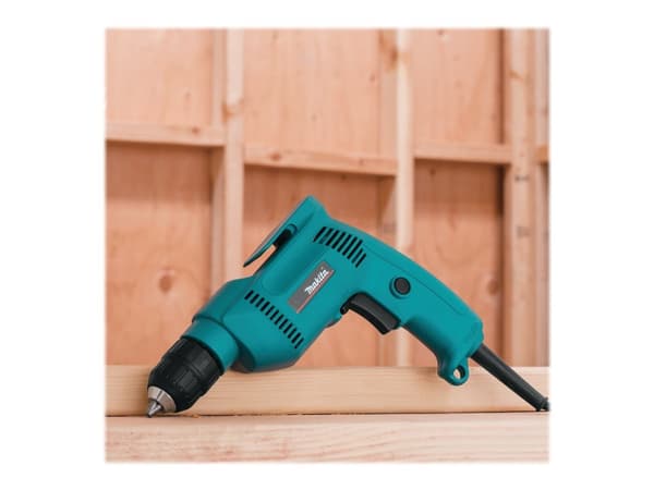 Makita 6408 - Bor - 530 W - 4.9 A - nøkkelfri borhylse 10 mm