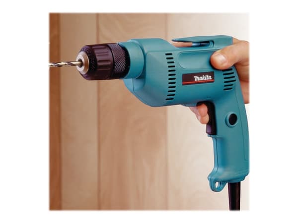 Makita 6408 - Bor - 530 W - 4.9 A - nøkkelfri borhylse 10 mm