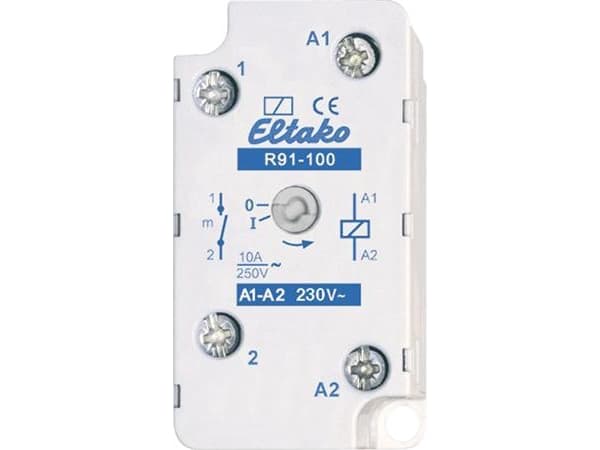 Eltako 91100430 Kontaktrelä Nominell spänning: 230 V Brytström (max.): 8 A 1 x gränskontakt 1 st