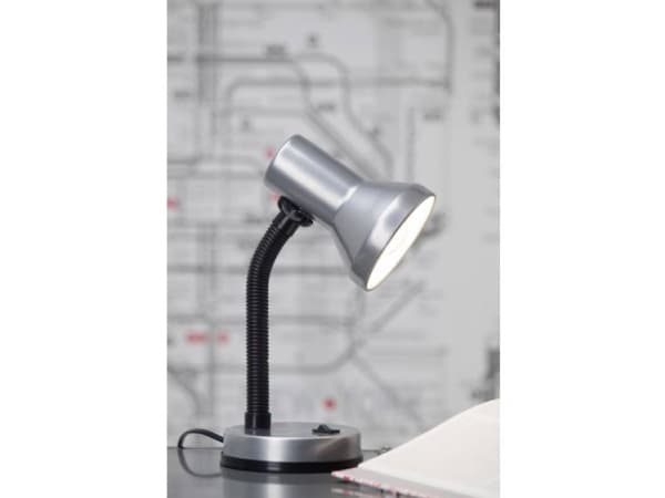 Brilliant Junior Bordslampa Energisparande glödlampa, glödlampa E27 40 W Titanium