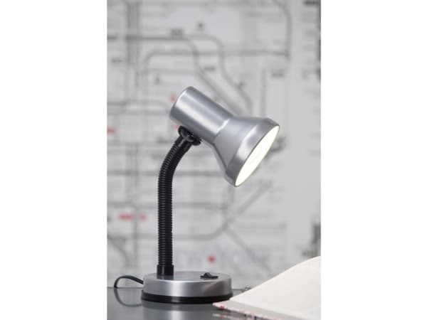 Brilliant Junior Bordslampa Energisparande glödlampa, glödlampa E27 40 W Titanium