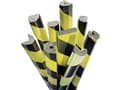 Miniatyrbilde 3 av 3: Moravia 422.21.293 MORION indvirkning beskyttelse bue - beskyttelsesrør gul / sort (L x B) 1000 mm x 80 mm