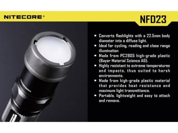Nitecore NFD23, 2,25 cm