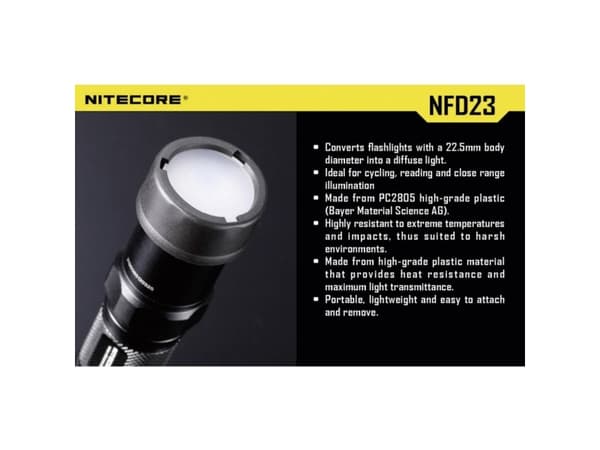Nitecore NFD23, 2,25 cm