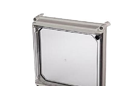 FIBOX Dæksel/låg SOLID P polyesteri 300 x 300 x 45 mm läpinäkyvä Hængsellåg IP67