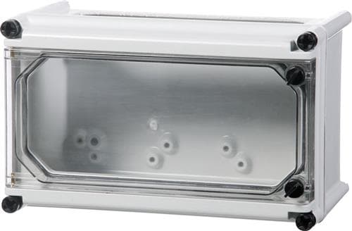 FIBOX Dæksel/låg SOLID P polyesteri 300 x 300 x 45 mm läpinäkyvä Hængsellåg IP67