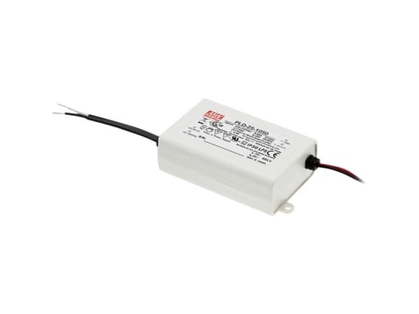 MEAN WELL PLD-25-1050, 25,2 W, IP30, 90 - 295 V, 47 / 63 Hz, 0.2 - 0.6 A, 1,05 A