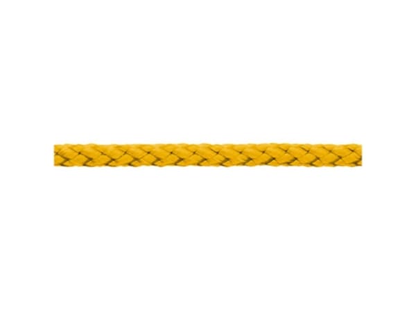 dörner + helmer 190010 Polypropylensnor Flettet (Ø x L) 3 mm x 400 m Gul