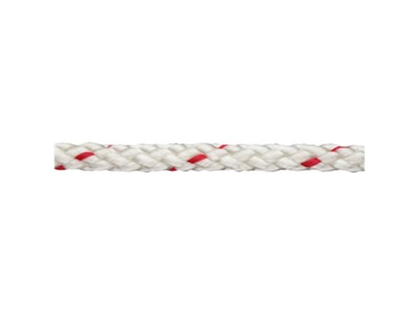 dörner + helmer 190028 Polypropylenline Flettet (Ø x L) 10 mm x 100 m Rød, Hvid