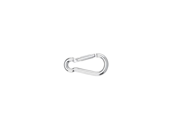 dörner + helmer 4815834 Karabinhage alumiini sølv andorniseret 80 mm 12 stk 12 stk