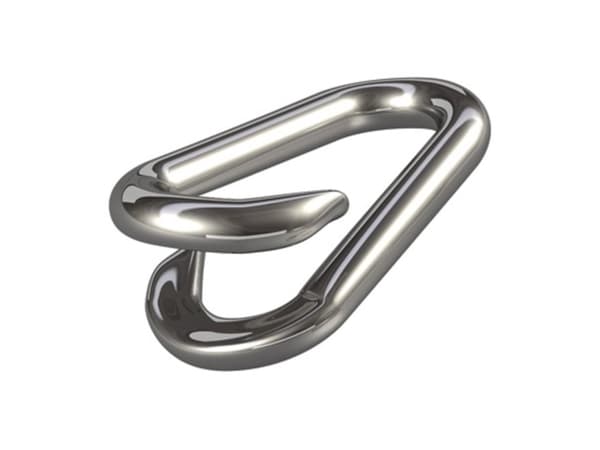 dörner + helmer 4910044 Kædeled 6 mm Rustfrit stål A2 10 stk