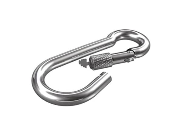 dörner + helmer 4915204 Karabinhage med skrue rustfrit stål A2 100 mm 6 stk 6 stk