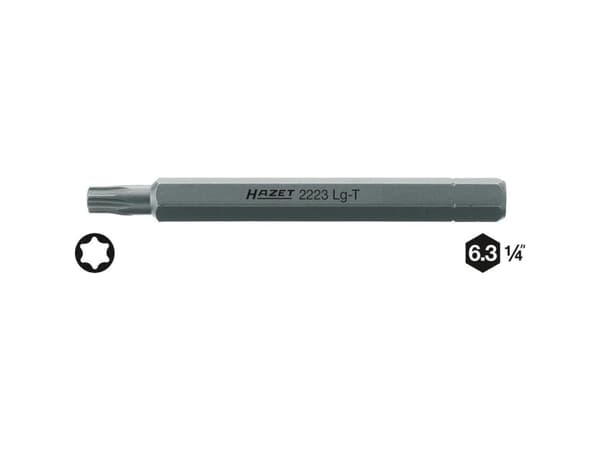Hazet Torx-bitti T 30 Kvalitetsstål C 6.3 1 stk 1 stk