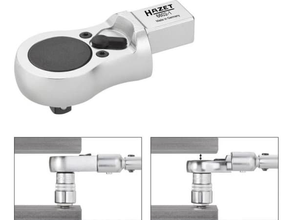 HAZET 6602-1, Enstaka artikel, Tillbehör till skiftnyckel, Krom, 10 mm, 40 mm, 81 mm