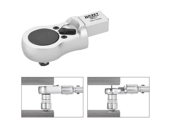 HAZET 6602-1, Enstaka artikel, Tillbehör till skiftnyckel, Krom, 10 mm, 40 mm, 81 mm