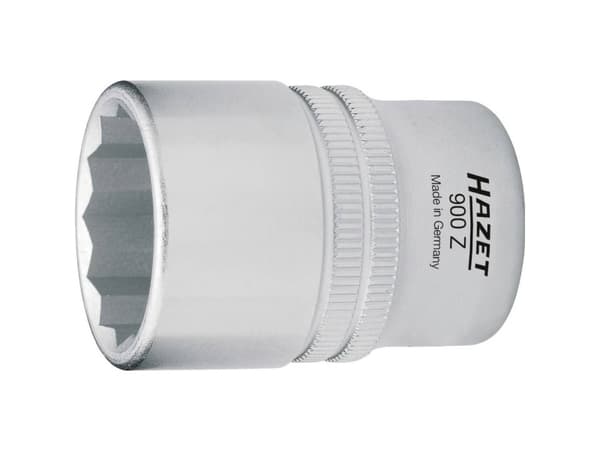 HAZET 900Z-33, Stikkontakt, 1/2", Metrisk, 1 hoder, 33 mm, 4,36 cm