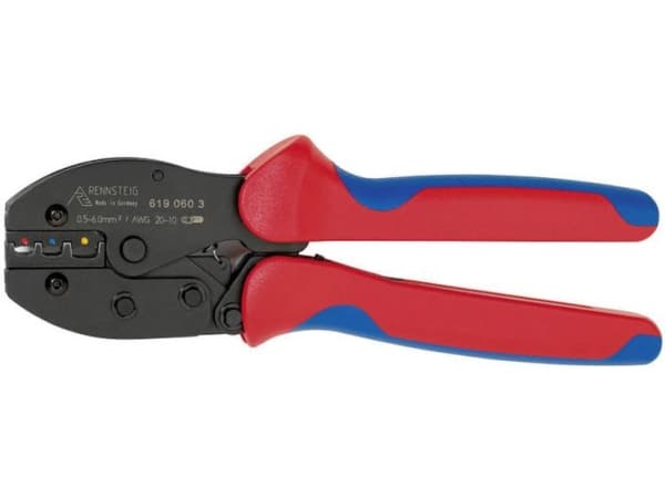 Rennsteig Werkzeuge PEW9.45 619 045 3 Krympetang Uisolerede fladstikforbindelser 0.1 til 2.5 mm²