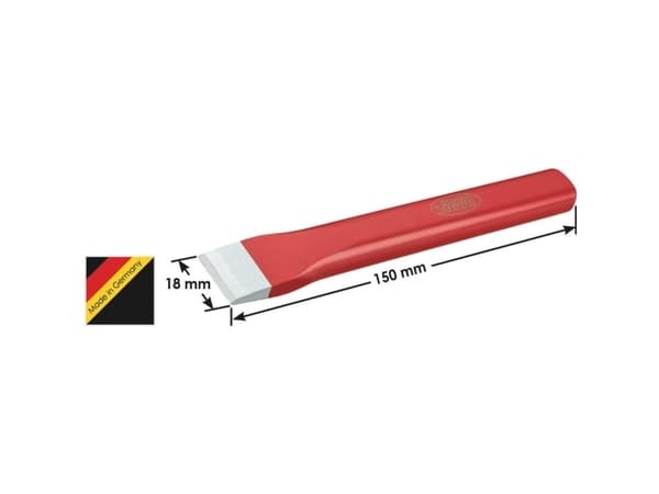 Vigor V1221, Kaldmeisel, Flat meisel, 150 mm, 1,8 cm