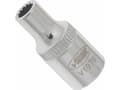 Miniatyrbilde 1 av 4: Vigor V1976, Stikkontakt, 1/4", Metrisk, 1 hoder, 4 mm, 2,5 cm