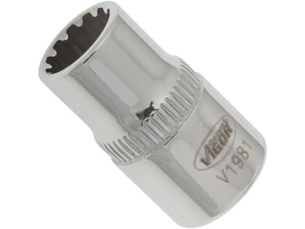 Vigor V1981, Pistorasia, 1/4", Metrinen, 1 pää(t), 8 mm, 2,5 cm