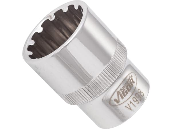 Vigor V1998, Uttag, 1/2", Metrisk, 1 huvuden, 20 mm, 38,1 mm