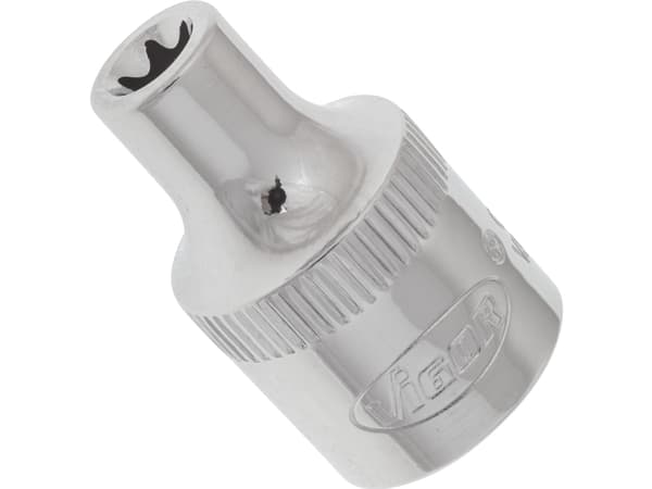 Vigor V2726, Stikkontakt, 3/8", 1 hoder, E6, 2,8 cm