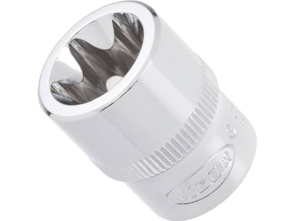 Vigor V2727, Stikkontakt, 3/8", 1 hoder, E7, 2,8 cm