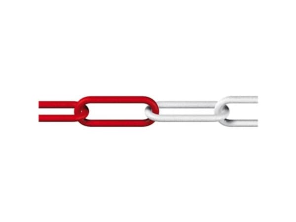 Dörner + Helmer 128954, Polyetylen (PE), 6 mm, Rød, Hvit, 25 m