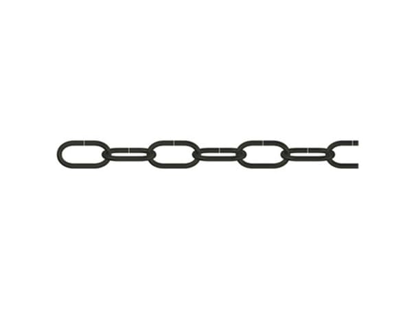 Dörner + Helmer 153537, Kjetting, Stål, Sort, 30 m, 10,4 mm
