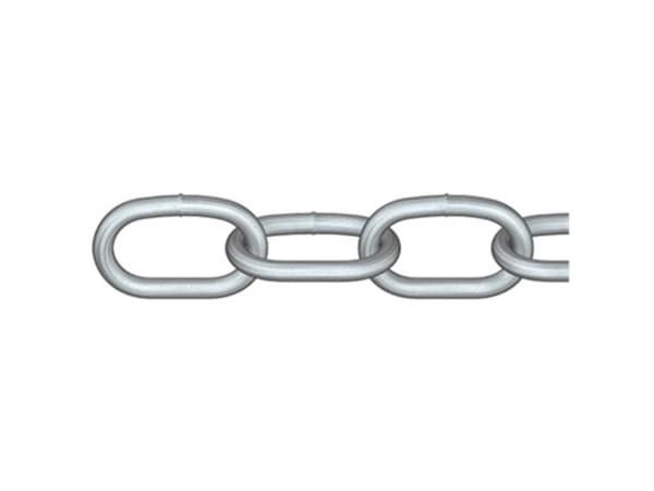 dörner + helmer 171872 Klockkedja silver stål galvaniserad 60 m