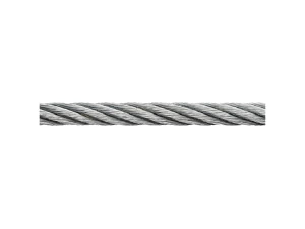 dörner + helmer 190061 Stålwire verzinkt (Ø x L) 8 mm x 50 m Grå