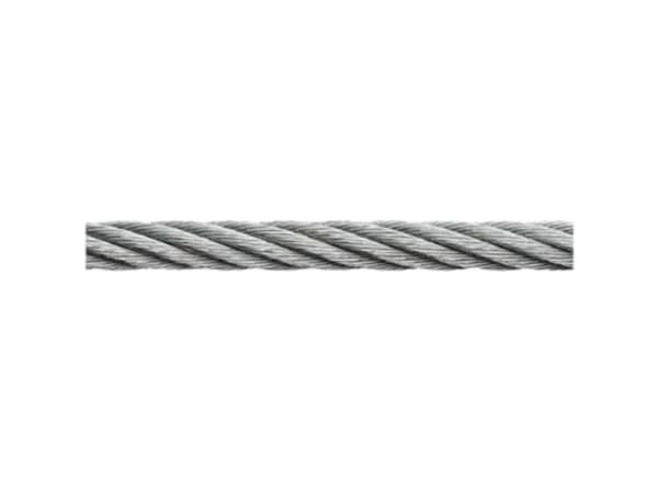 dörner + helmer 190061 Stålwire verzinkt (Ø x L) 8 mm x 50 m Grå